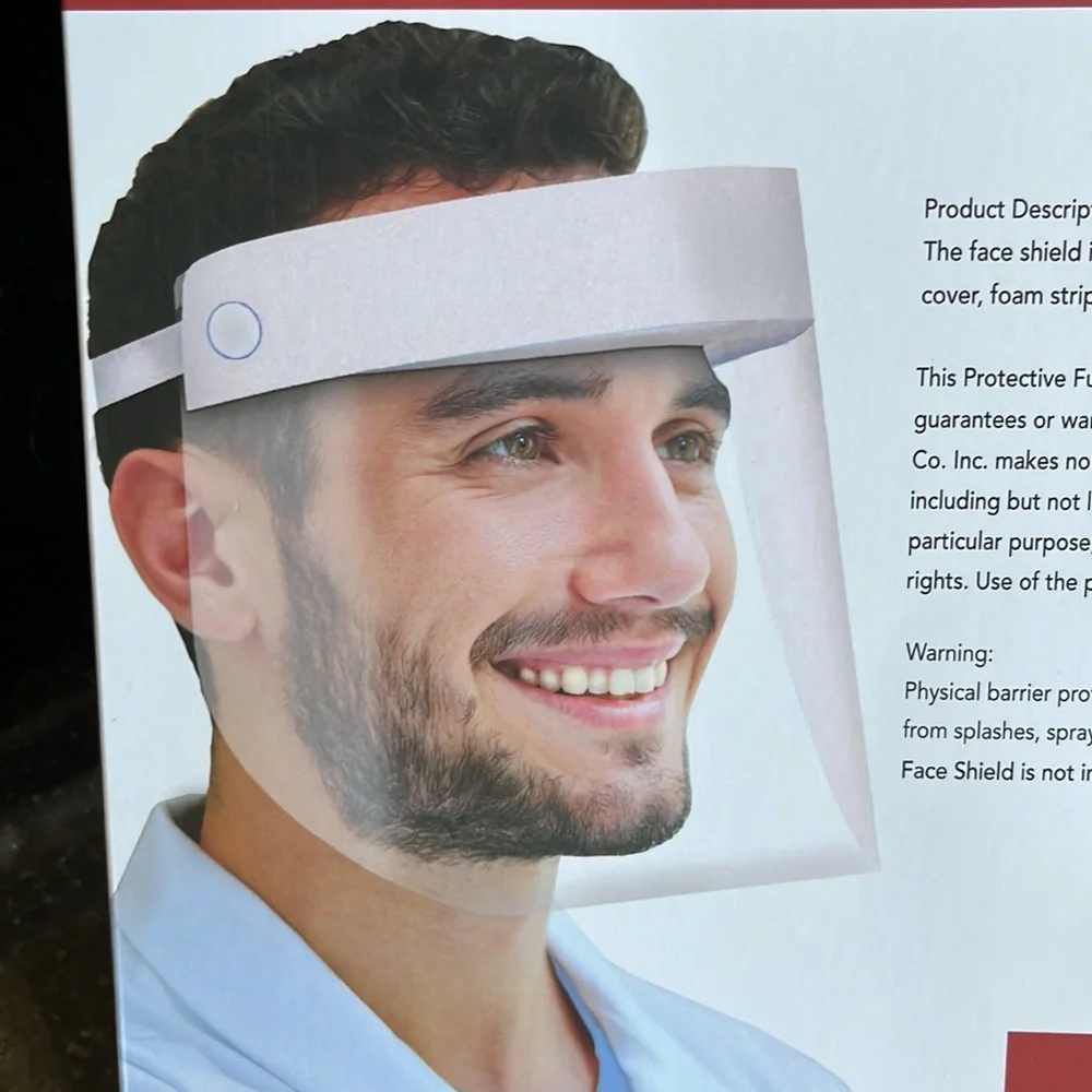 Face Shields Masks New in Box set of 4